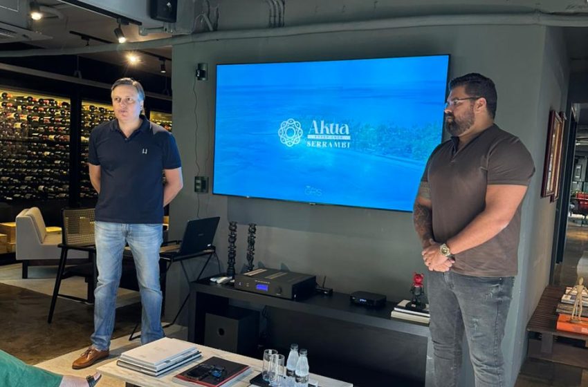 GRS apresenta empreendimento Akua Experience Serrambi em encontro promovido pela Haut Imóveis, em Goiânia