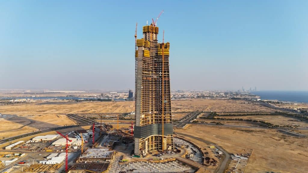 Construção do arranha-céu mais alto do mundo está prestes a atingir uma marca histórica
