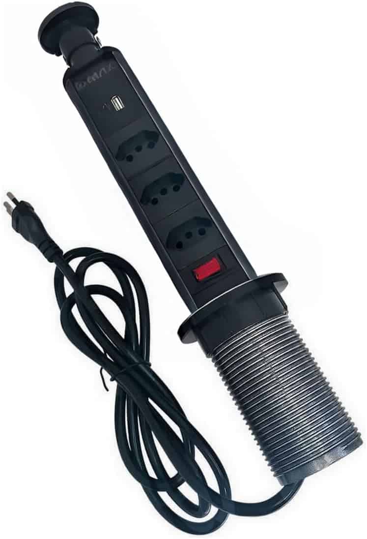 Obtenha a praticidade que você precisa: torre de tomadas e portas USB em promoção!