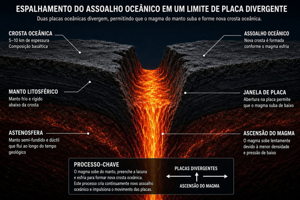Fissuras na placa tectônica do Oceano Pacífico indicam separação que pode se estender por milhões de anos